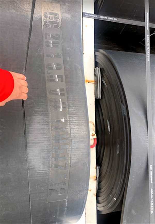 12,606.5' L Of Unused/new Fenner Dunlop Conveyor Belting, 1400mm W X 3842m L (approx. 55" W X 12,606.5' L))